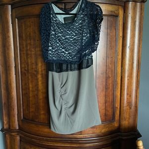 Yigal Azrouel Mesh Net Tank Pencil Dress Size 12